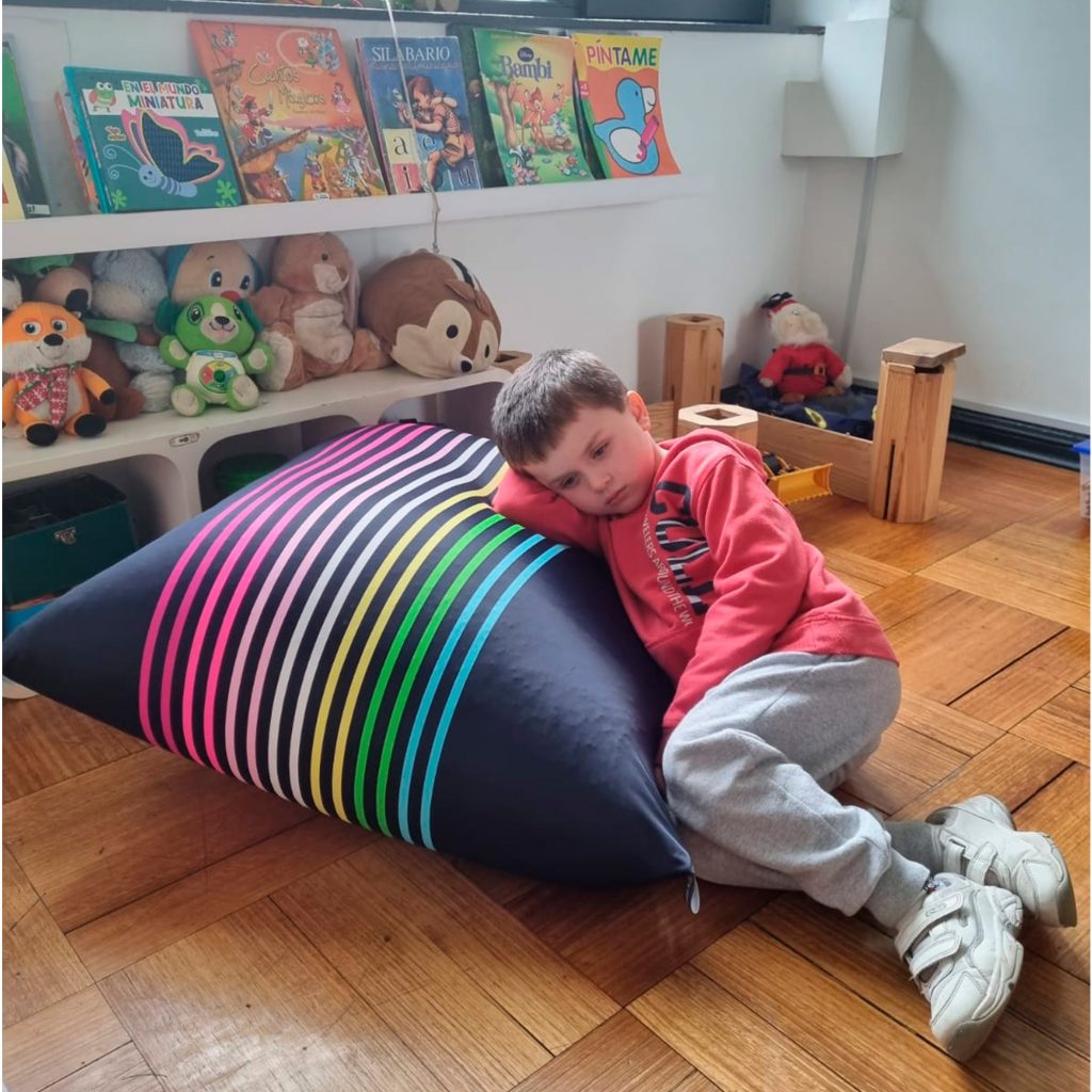 Cojín Sensorial Para Niños – Disco De Equilibrio Verde Con 2 Texturas, Estimulación Y Corrección Postural